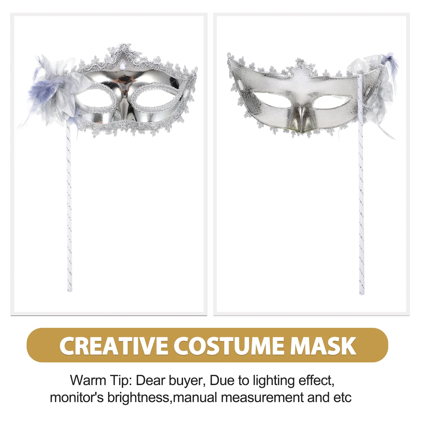 

3 Party Masquerade Masquerade Decoration Unisex Party Masquerade for Party, Prom, Mardi Gras, Wedding, Wall Decoration ( Mask