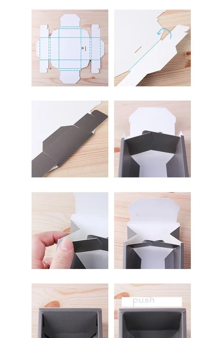 Бумажная коробка для шоколада 9*9*3 5 см