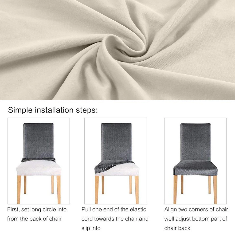 Чехол на стул кухонные стулья эластичные чехлы из спандекса пылезащитные