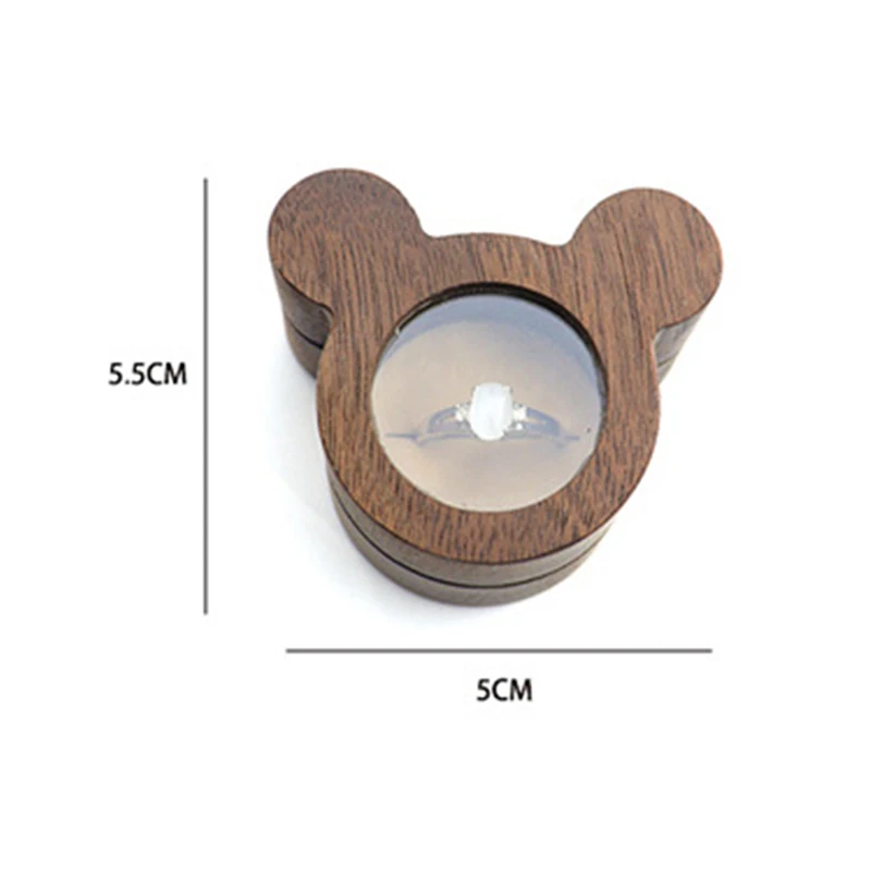 

Деревянное обручальное кольцо для помолвки