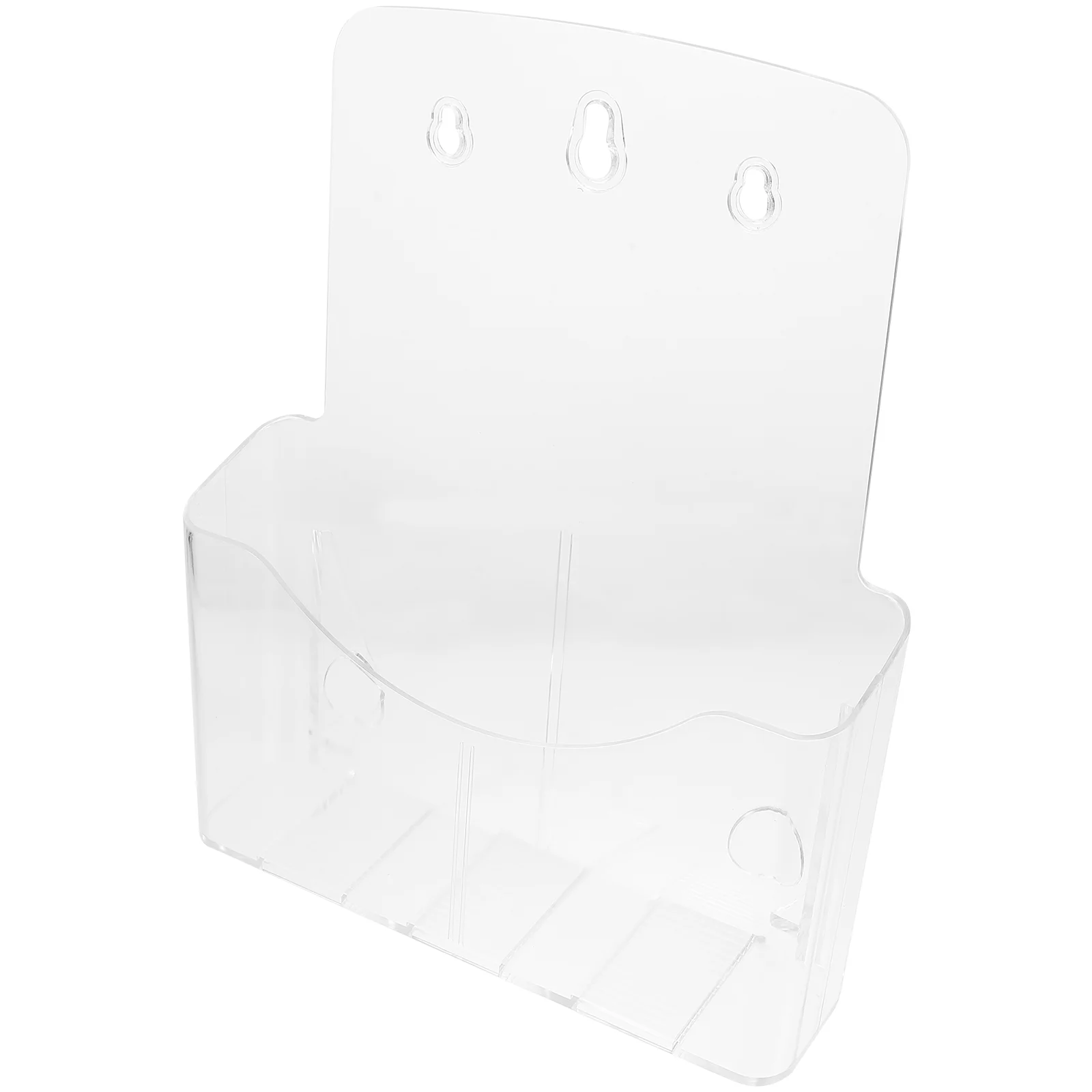 

Card Display Stand Acrylic Holder Organizer Pamphlets Magazine Brochures Wall Mount Product Greeting Table Vendors