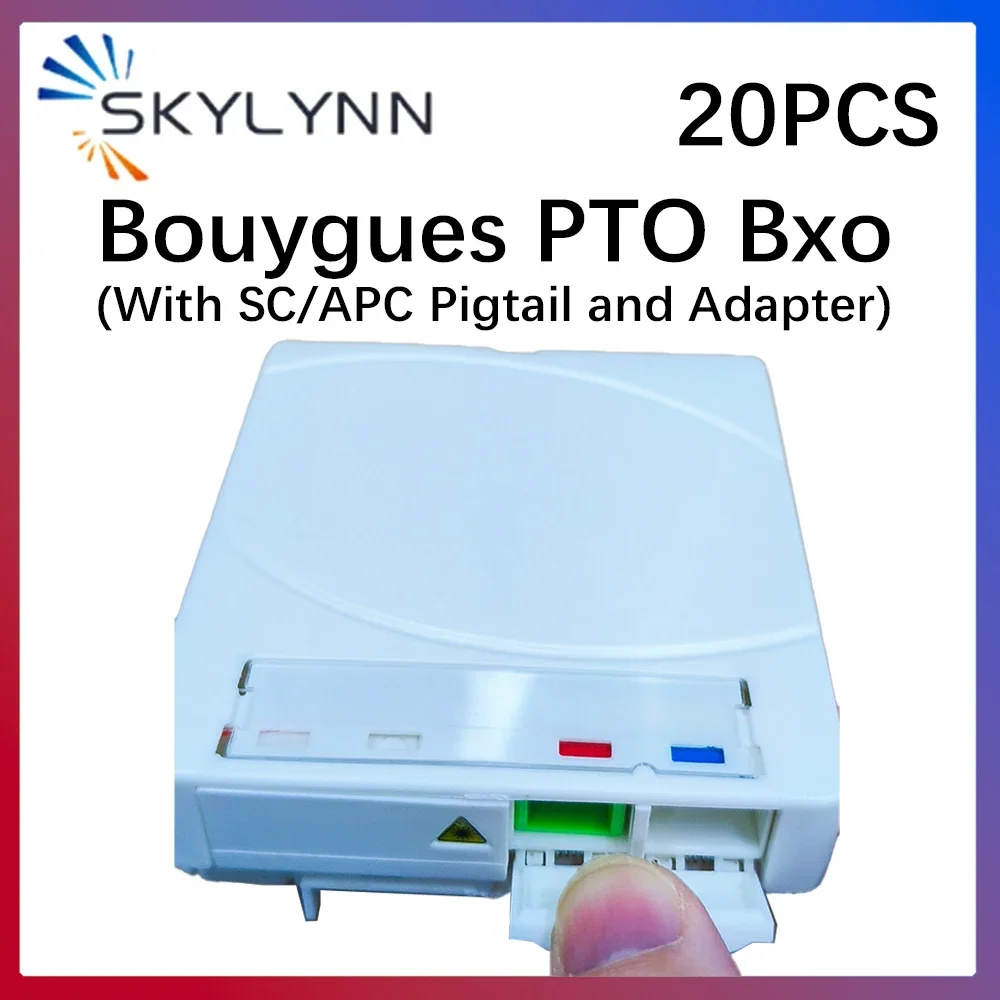 1Fo Bouygues PTO Box 20 шт. розетка для оптоволокна Франции полностью загруженная с