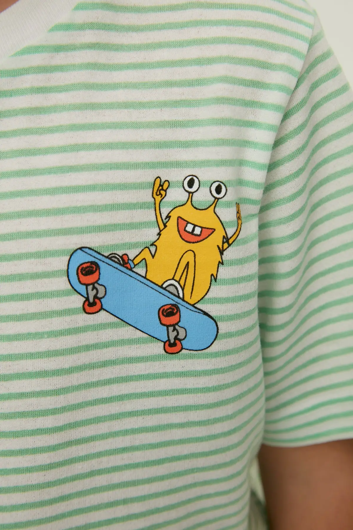 

Striped boy knitted t-shirt TKDSS22TS0124