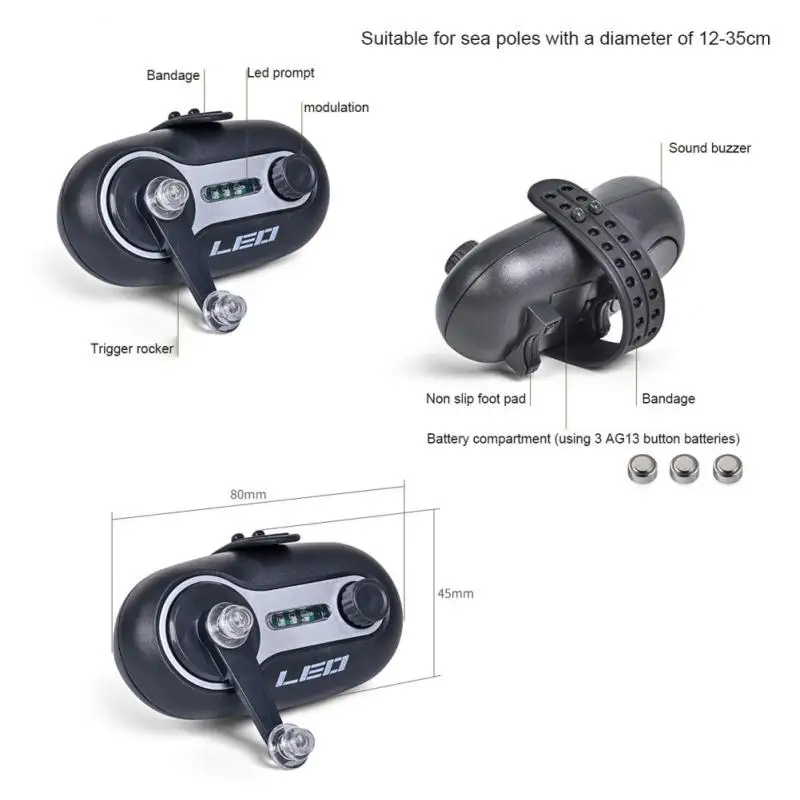 

2/4/5PCS Carp Fishing Bite Alarms Fishing Accessories Tackle Fish Alarm for Outdoor Electronic Fishing Rod Tip Clip Bell