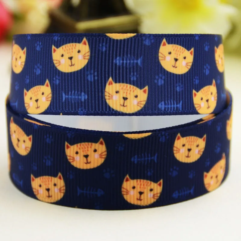 

Репсовая лента с рисунком кота, 22 мм, 25 мм, 38 мм, 75 мм, 10 ярдов