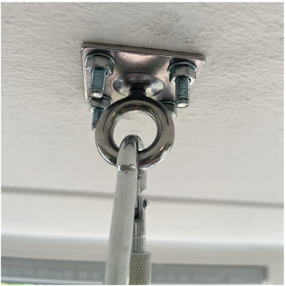 Hammock Bracket Suspension Hook Sex Swing Hanger Buckle Ceiling Mount Kit Accessories For Hanging Chair Gym Fitness Aerial Yoga