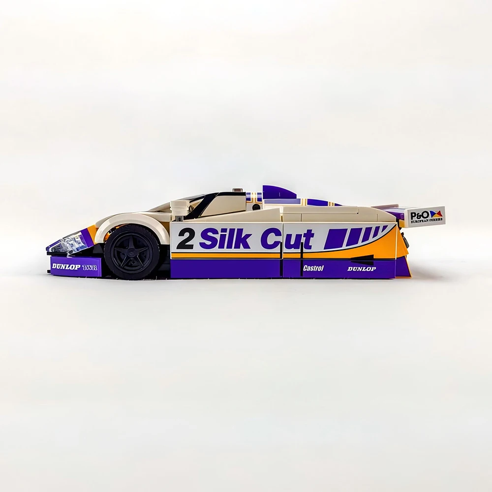 268шт MOC Скорость ​ Чемпионат мира спортивного автомобиля 88 чемпионат XJR-9 гоночная