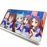 pretty derby cute desk mat custom mouse pad gaming accessories office tables rubber keyboard pc gamer mousepad anime carpet mats