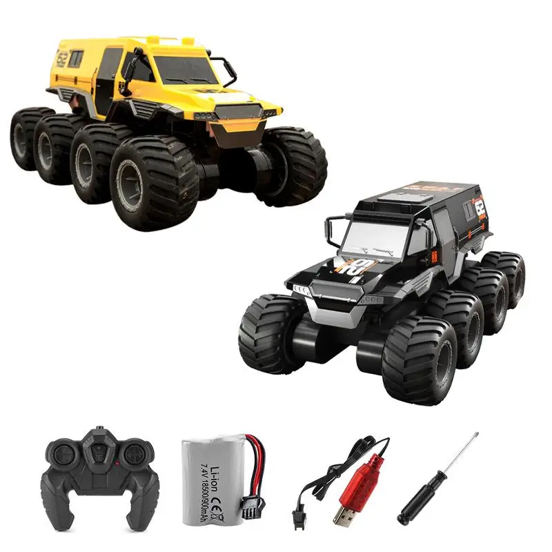 Q137 8-wheel 2.4g Amphibious Off-road Climbing Remote Control Car For Children Rc Toy Car Birthday Gift