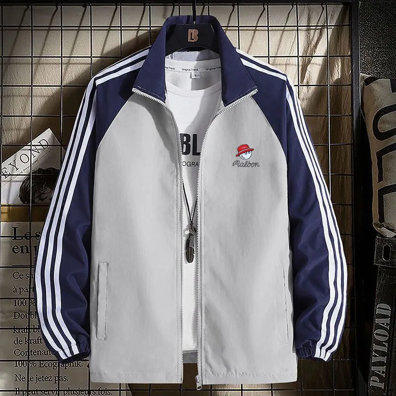2023 spring new men's golf jacket new leisure golf jacket sports collar long-sleeve jacket zipper jacket baseball jacket