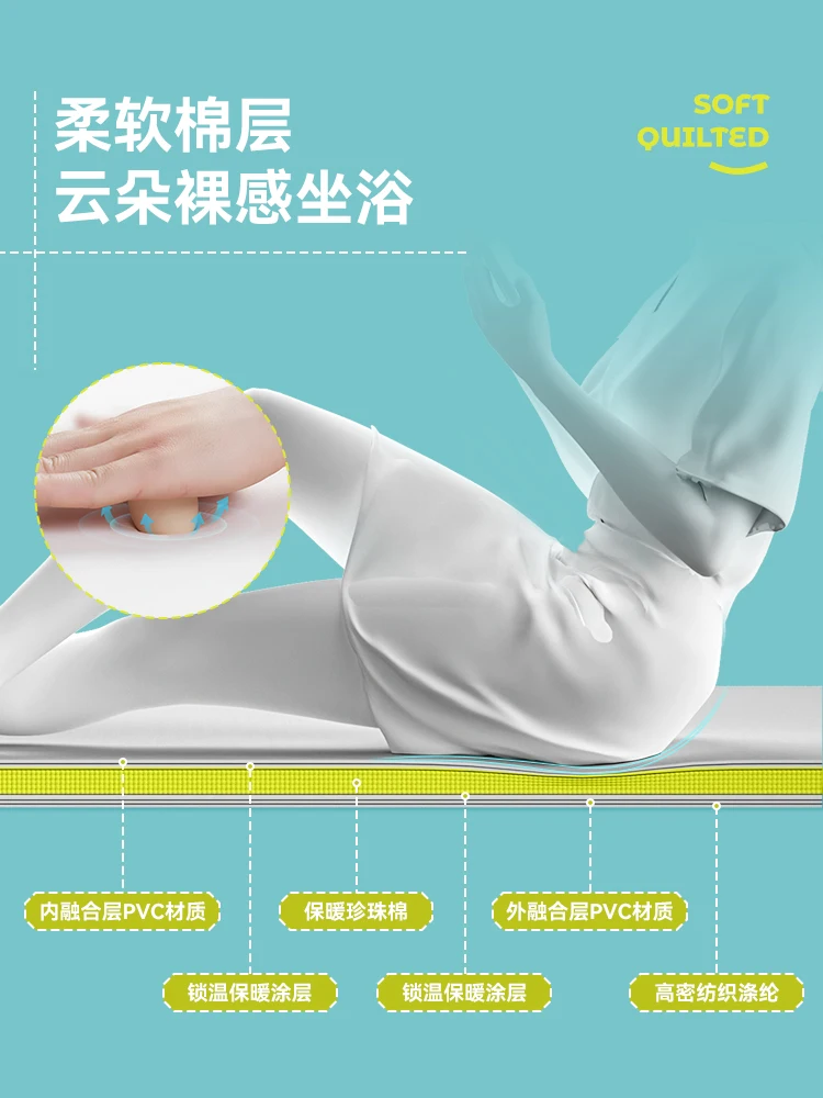 Ведро для душа взрослых складная ванная детей и домашних хозяйств утолщенная