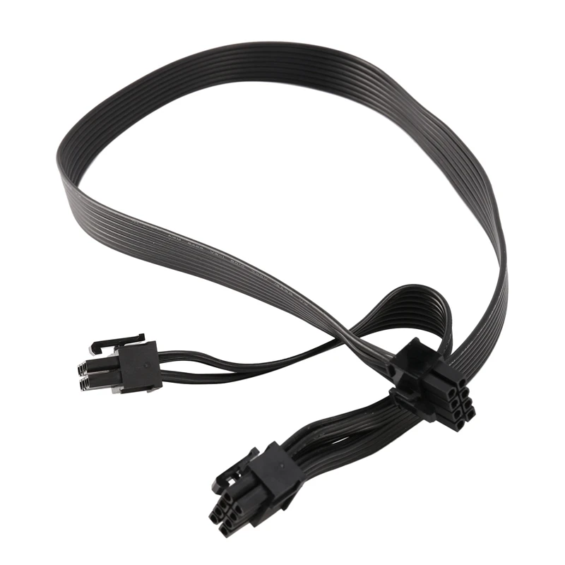 

4Pcs PCI Express 8Pin To Dual 6+2Pin Power Supply Cable Pcie 8 Pin 1 To 2 Spliter Cable For Corsair RM/HX/CX-M Series
