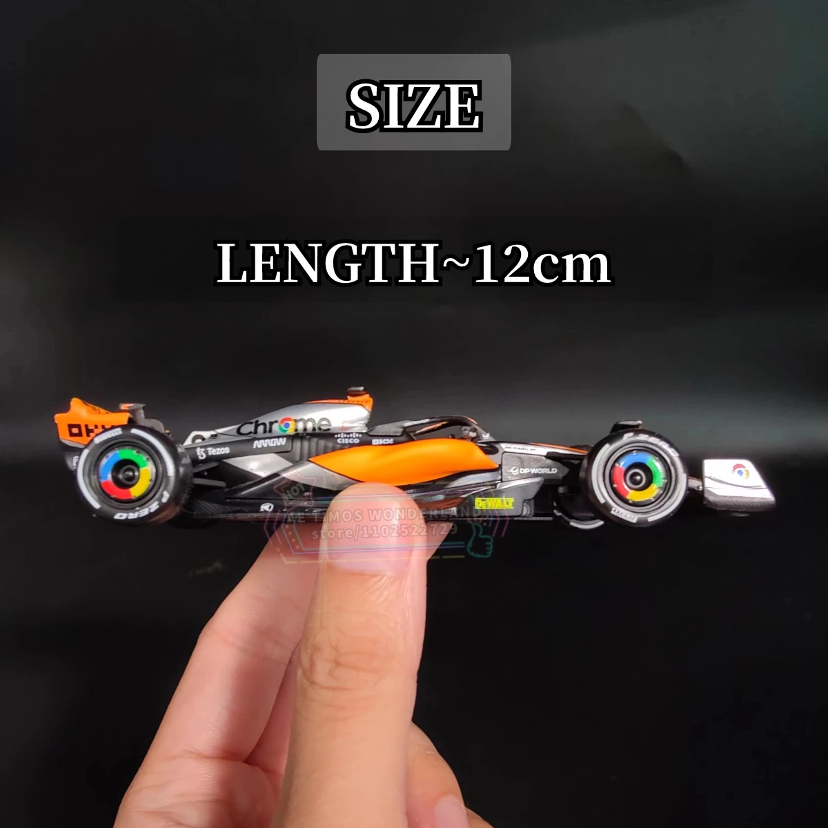 Mclaren MCL60 Bburago Масштаб 1:43 Литая Под Давлением Модель Автомобиля 2023 F1 Формула 1