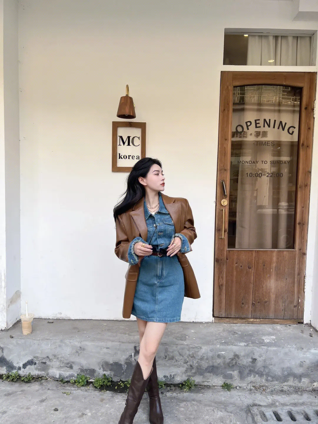 Куртка женская демисезонная из ПУ кожи свободный блейзер в стиле ретро