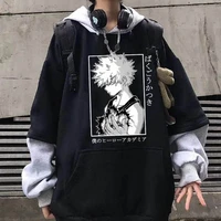 anime my hero academia hoodie shoto todoroki pullover sweatshirts boku bakugou katsuki harajuku sudadera sweatshirts pullover