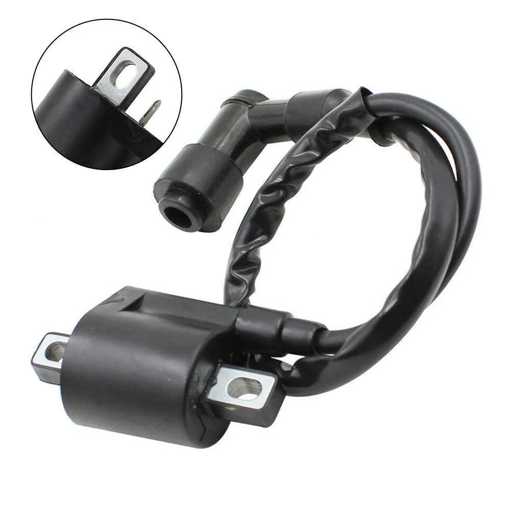 90 Degree Elbow Black Motorcycle Ignition Coil for ATVs  Scooters 50 70 110 125 150 200 250cc- Durable and Convenient!