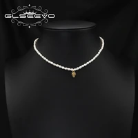 glseevo pinecone new design natural freshwater pearls necklace fashion popular luxury jewelry accessories for women anniversary