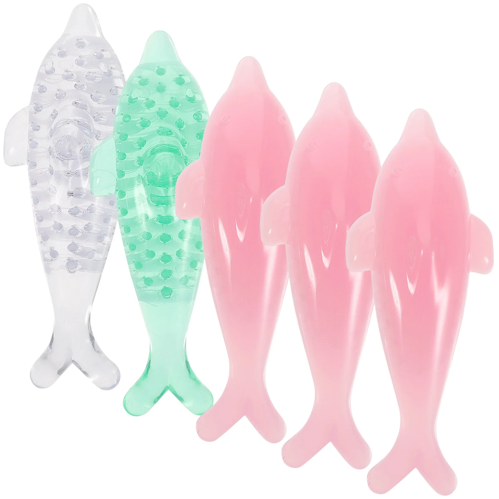

5 Pcs Dolphin Nail Brush Home Simple Cleaning Household Brushes Fingernail Plastic Nails Gel