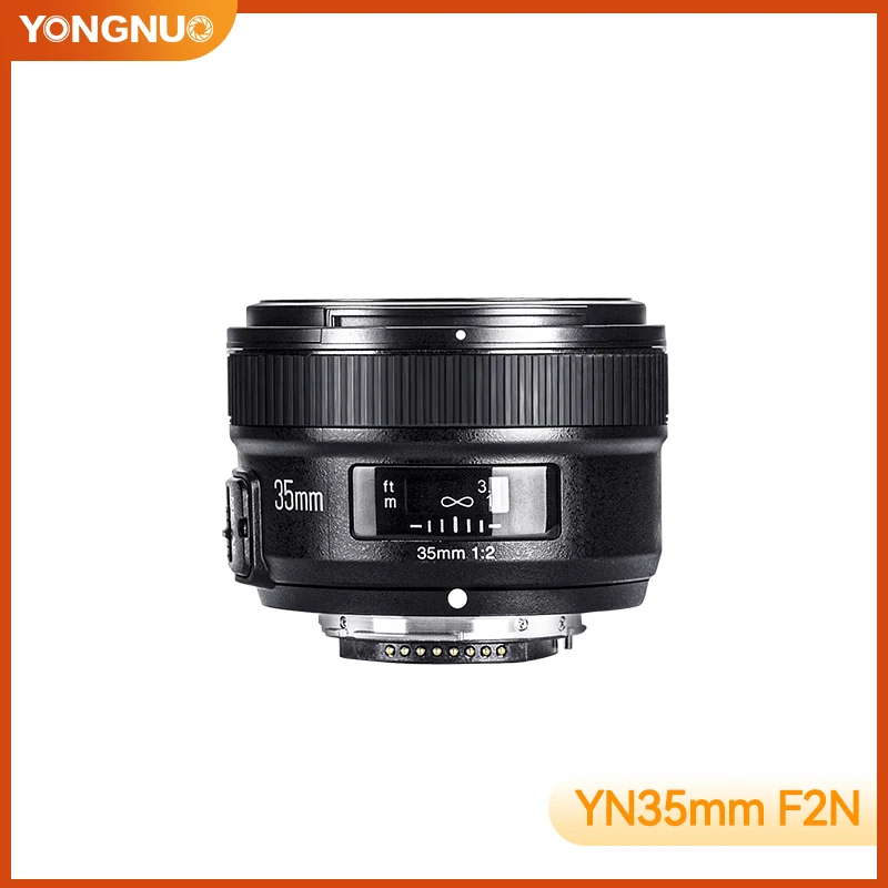 

Yongnuo YN35mm F2.0 F2N Lens Wide-angle Prime Lens For Nikon F Mount D7100 D3200 D3300 D3100 D5100 D90 DSLR Camera