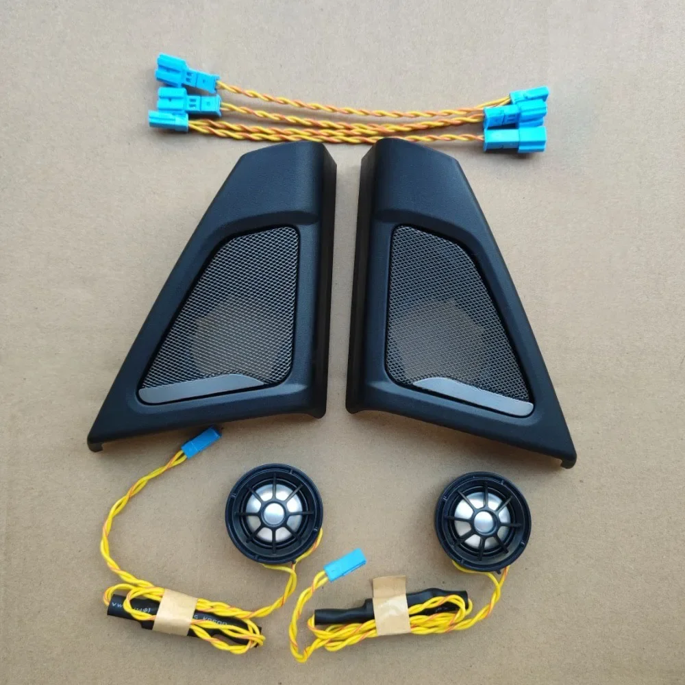 

Автомобильный динамик для передней двери для BMW F10 F11 5-й серии, аудиотруба, твитер, крышка, высокие частоты, звуковой сигнал, украшение рамки