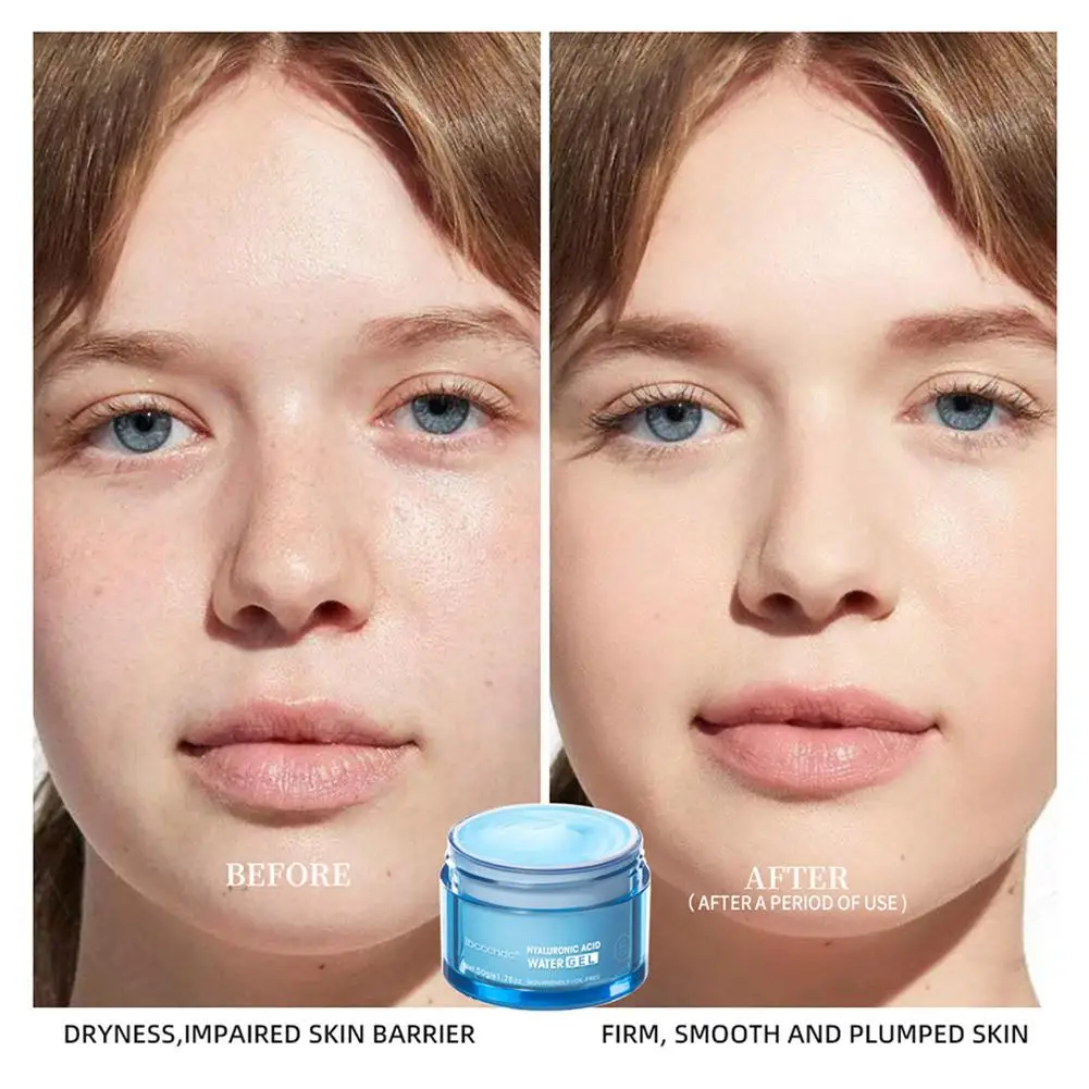 

Hyaluronic Acid Water Gel Cream 50g Anti-Aging Wrinkle Face Serum Moisturizer For Dry Skin Improve Dryness A0F0