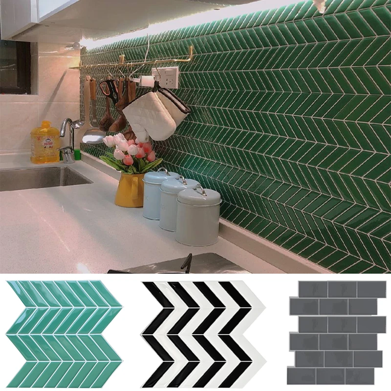 

1pcs 3D Wall Sticker Imitation Brick Bedroom Decoration Waterproof Self Adhesive Wallpaper For Living Room Kitchen TV Backdrop