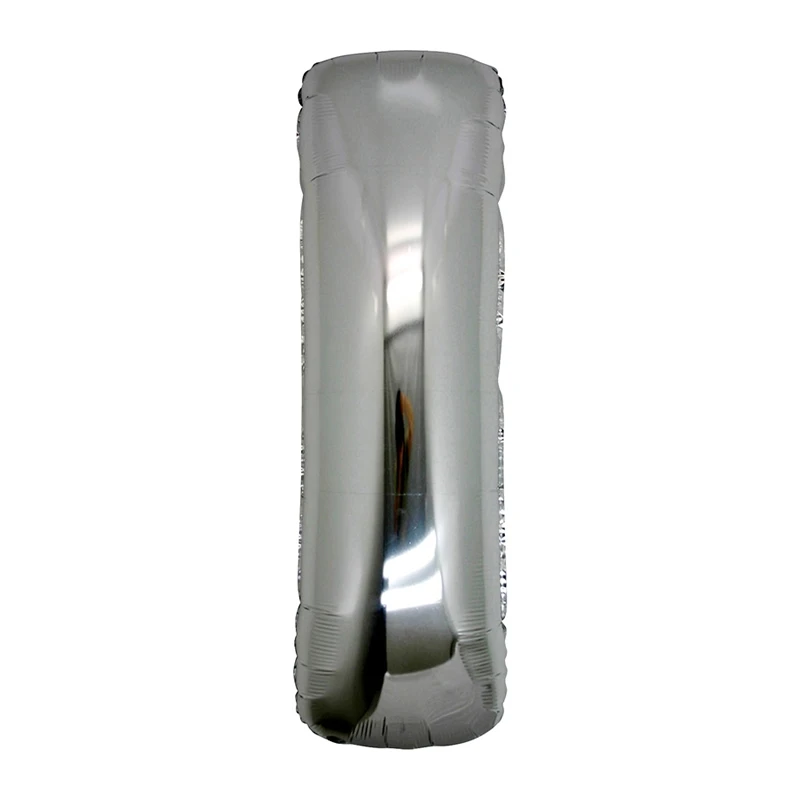 

Воздушный шар из фольги I Letter серебристого цвета, 40 дюймов, эргономичный дизайн, практичные товары