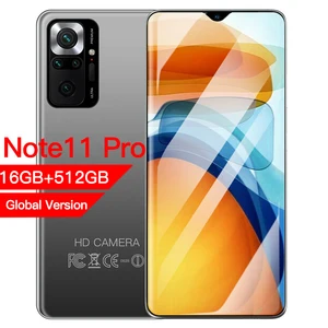 Note 11 Pro Global Version 8GB+128GB/16GB+512GB Smartphone 48MP Quad
Camera celular Unlocked Mobile Phones Celulares 5G phone 86 USD