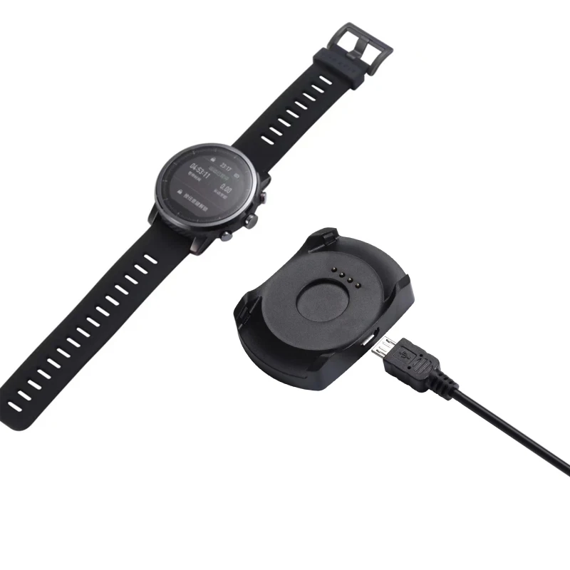 

Smartwatch Converter Secure Avoid Interface Damage Anti Slip Silicone Quick Charge Internal Fine Charger Adapter Watch Charger