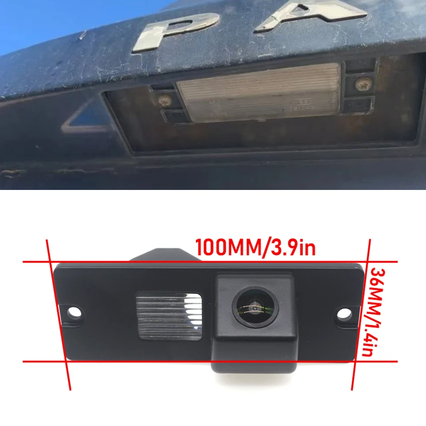 Фото Камера заднего вида CCD HD Fisheye для Mitsubishi Montero Shogun 2006~2014, для Mitsubishi Pajero Super Exceed 2006~2014, водонепроницаемая №2