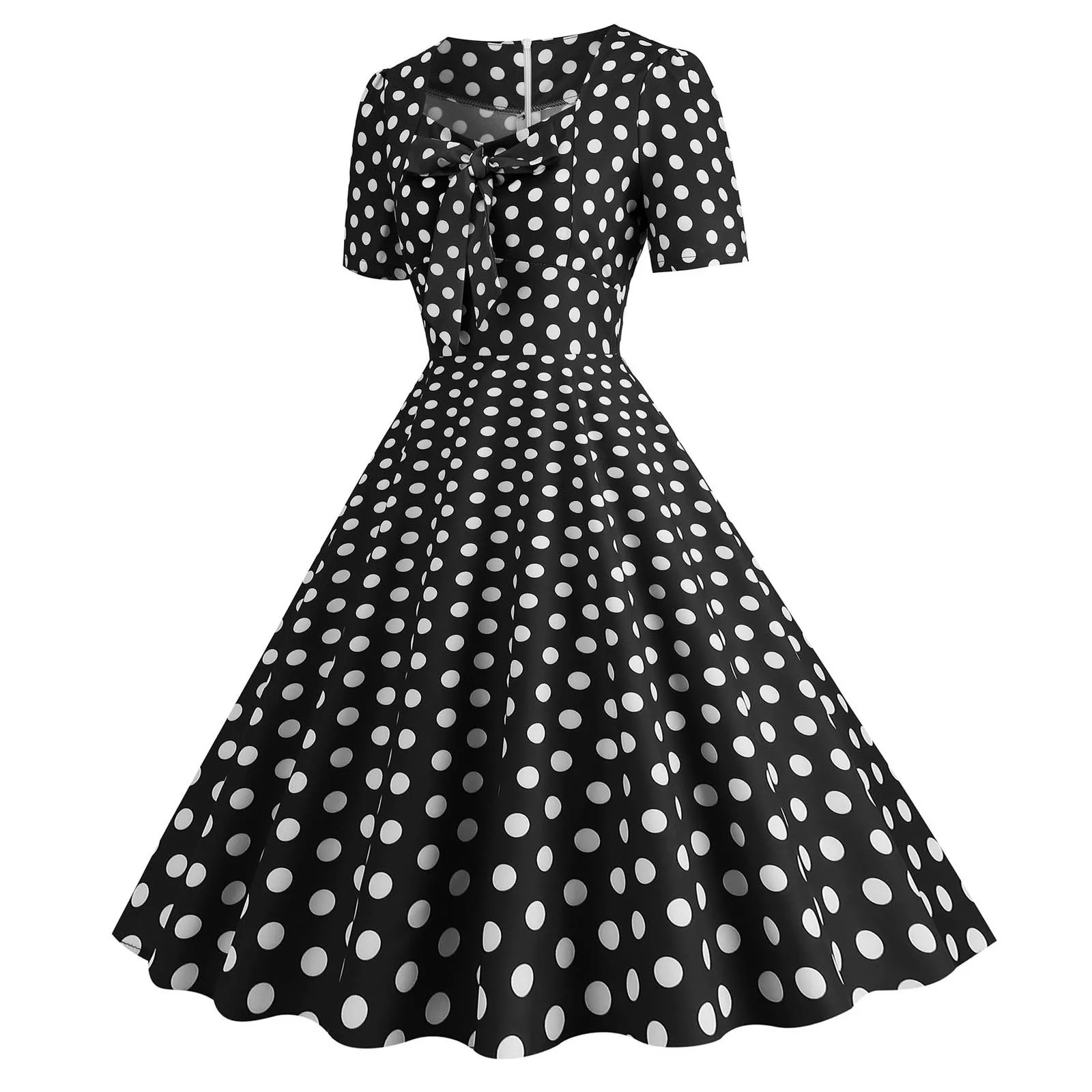 Рисунок 3 - Женское винтажное платье в горошек