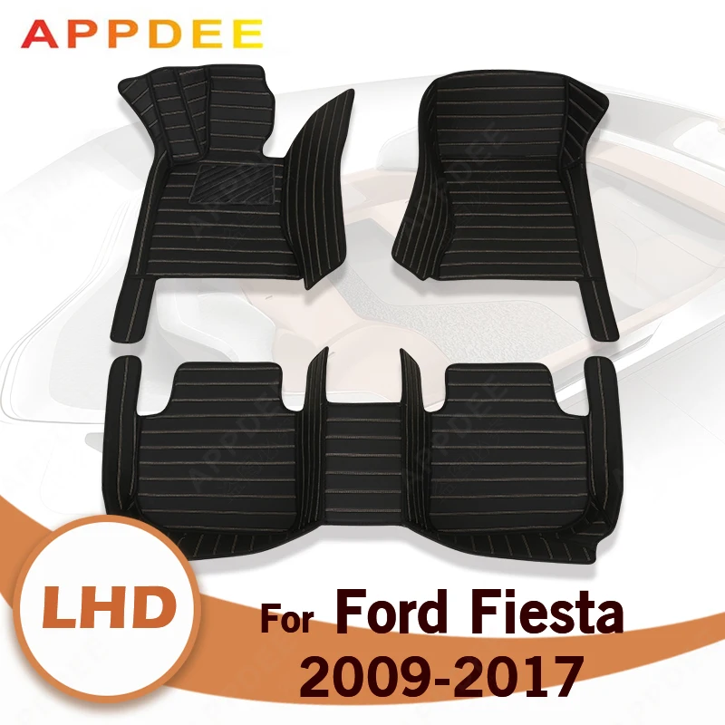 

Car Floor Mats For Ford Fiesta 2009 2010 2011 2012 2013 2014 2015 2016 2017 Custom Auto Foot Pads Interior Accessories