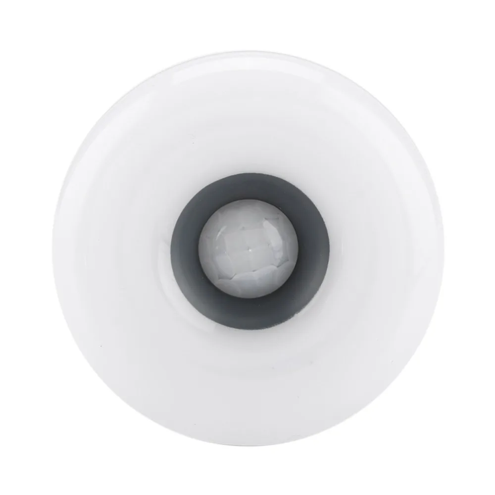 Фото Светодиодная лампа 5W с датчиком движения PIR, теплый белый свет 2700-3200K, 360° °   Поворотный светильник с датчиком движения 400-450 лм, подключаемый к сети, для гаража №2