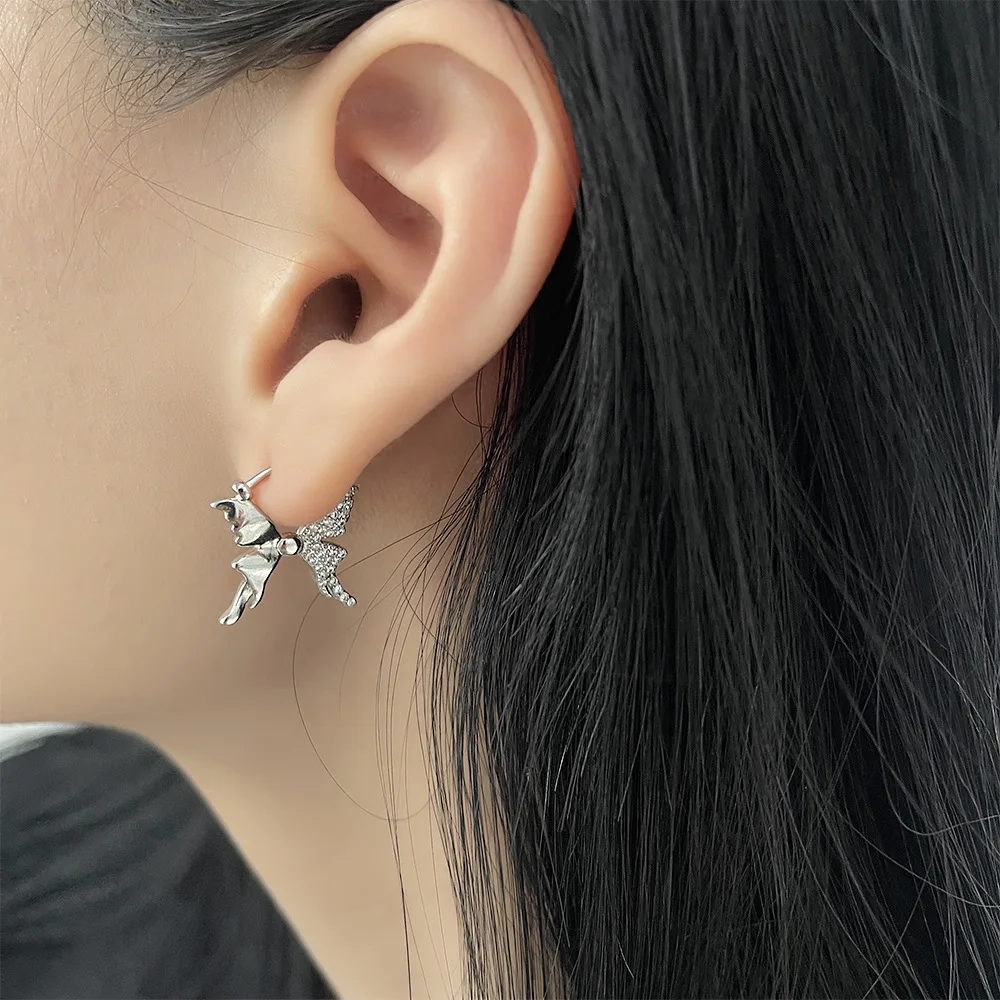 1 шт. Y2k эстетические серьги для пирсинга в виде бабочки и банта женщин