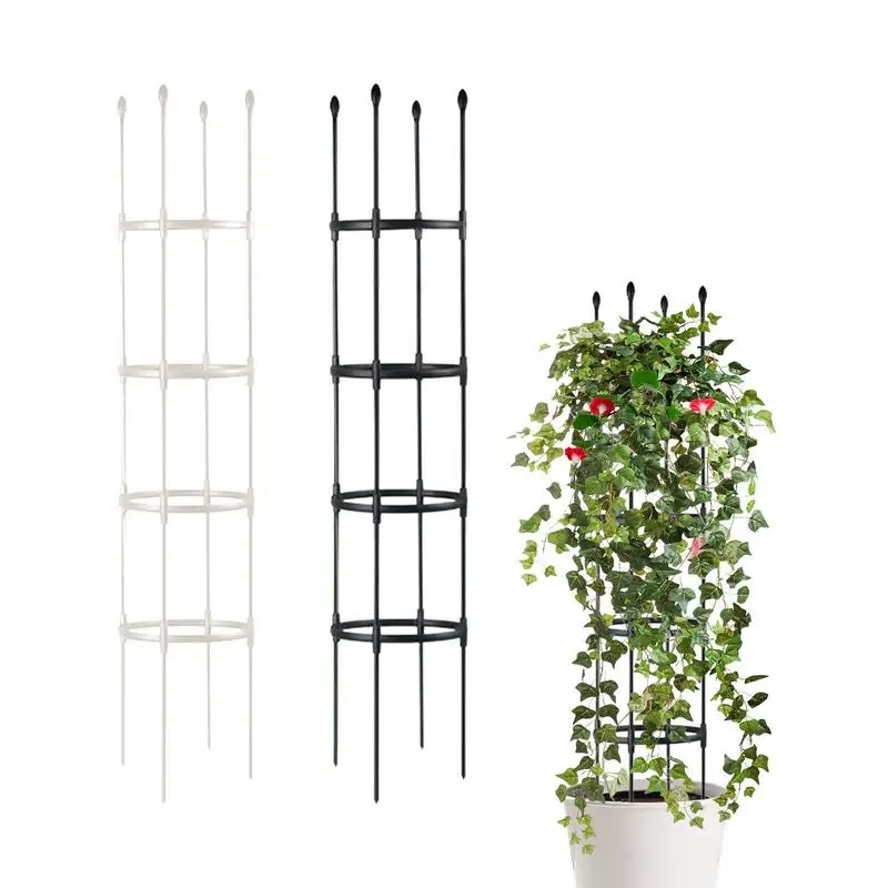 

Садовый обелиск, металлическая решетка 1,7 м/футов, клетка для растений и подставка для цветов для подъема растений, нержавеющая АРКА, PE PP покрытие из стали