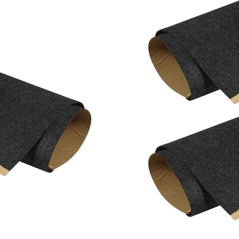 

Hot-3X Speaker Cloth Car Subwoofer Box Polyester Fiber Sound-Absorbing Board Clothes Anti-Seismic Blanket Felt Gray