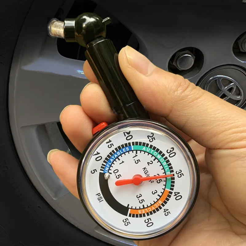 

Car Tyre Tire Pressure Gauge for Car Auto Motorcycle Truck Bike Dial Meter Vehicle Tester Pressure Tyre Measurement Tool