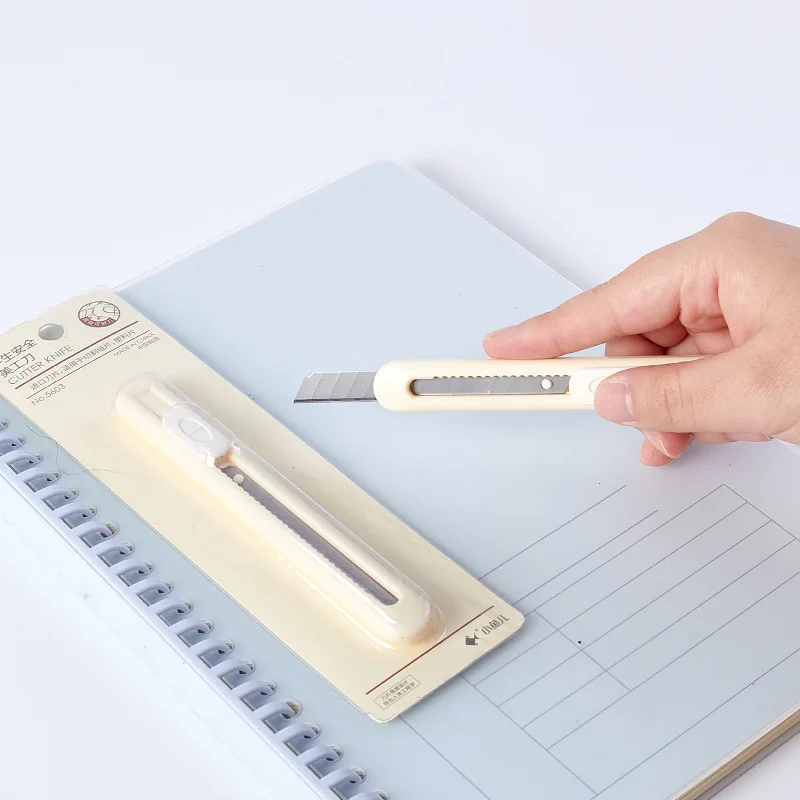 

Нож Xiaoyuer Muji для изобразительного искусства, самоблокирующийся, для студентов, для обучения обрезке бумаги, канцелярские принадлежности, офисные принадлежности, Распаковка и экспресс-доставка