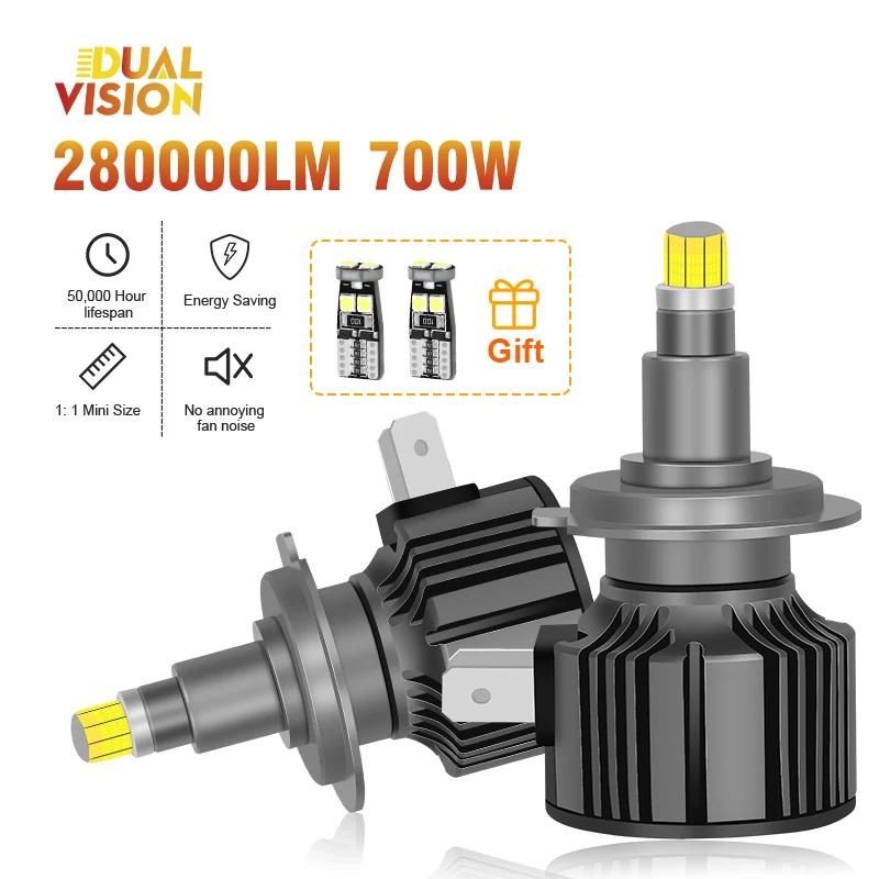 

Лампы для противотуманных фар 3D, H7, 360, Canbus, H8, H9, H11, 9006 HB4, 9005, HB3, 700 лм, 4300 Вт, 6000K, 8000K