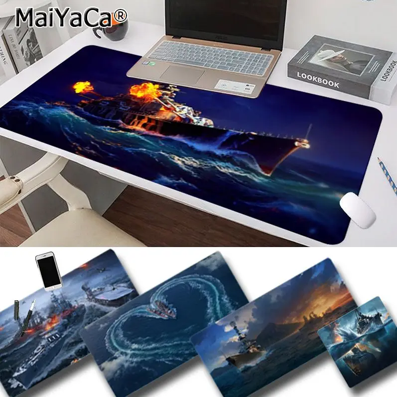 

World Of Warships Beautiful Unique Desktop Pad Game Mousepad Size For CSGO Game Player Desktop PC Computer Laptop