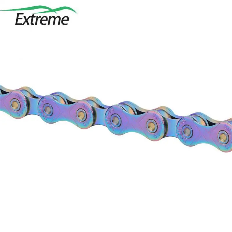 

Smoother Anti-rust Mountain Bike Chain Speed Chain Wear-resisting Bicycle Chain Bike Equipment High-strength Steel