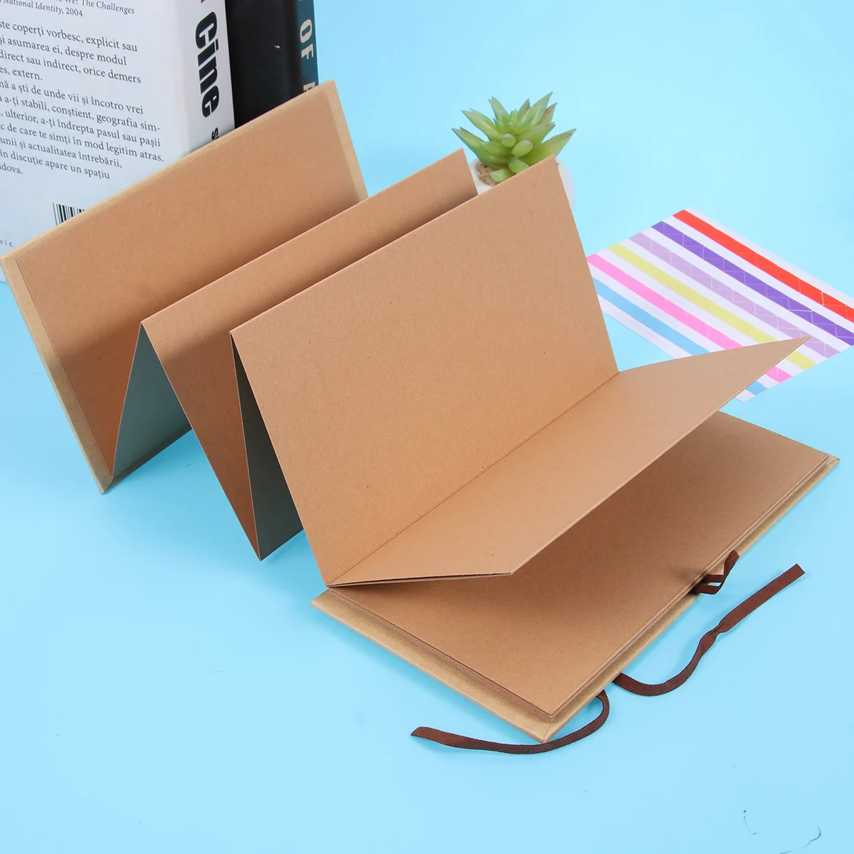 

Альбом для фотографий, альбом для скрапбукинга, Бумажная книга в твердом переплете, 4 × 8, альбом для скрапбукинга, семейный Выпускной из крафтовой бумаги, картина на годовщину