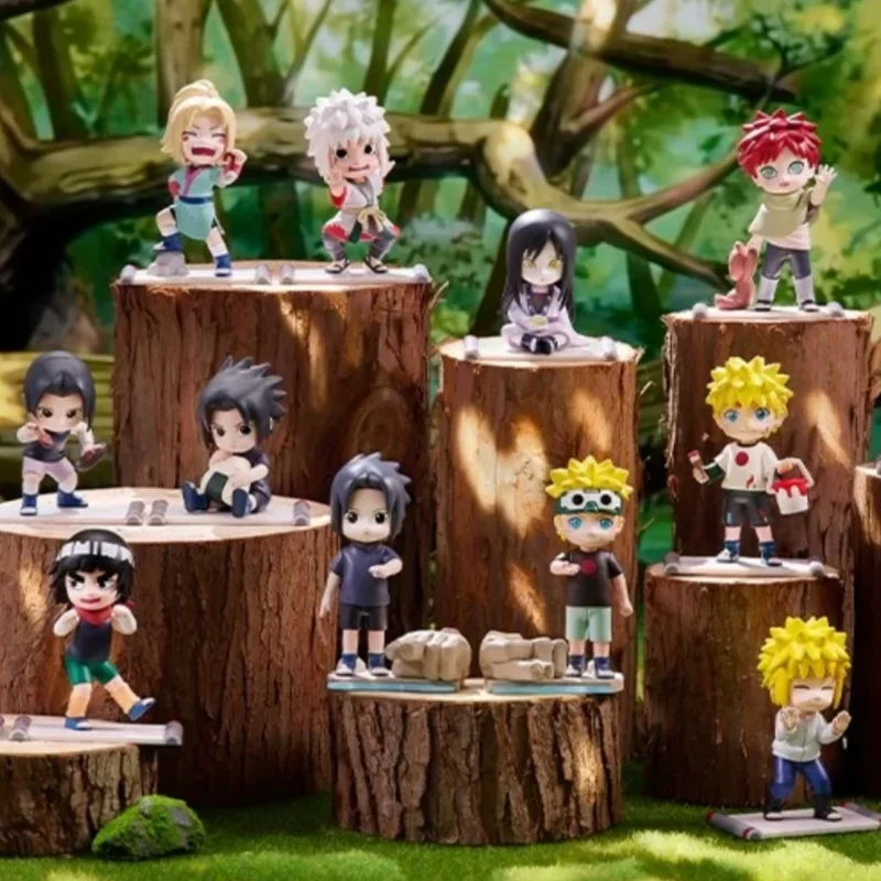 POP MART Серия Naruto Shippuden: Оригинальная таинственная коробка-сюрприз (Blind Box), коллекционные фигурки, милые настольные украшения (art.: 3920da5e06332) - 3920da5e06332