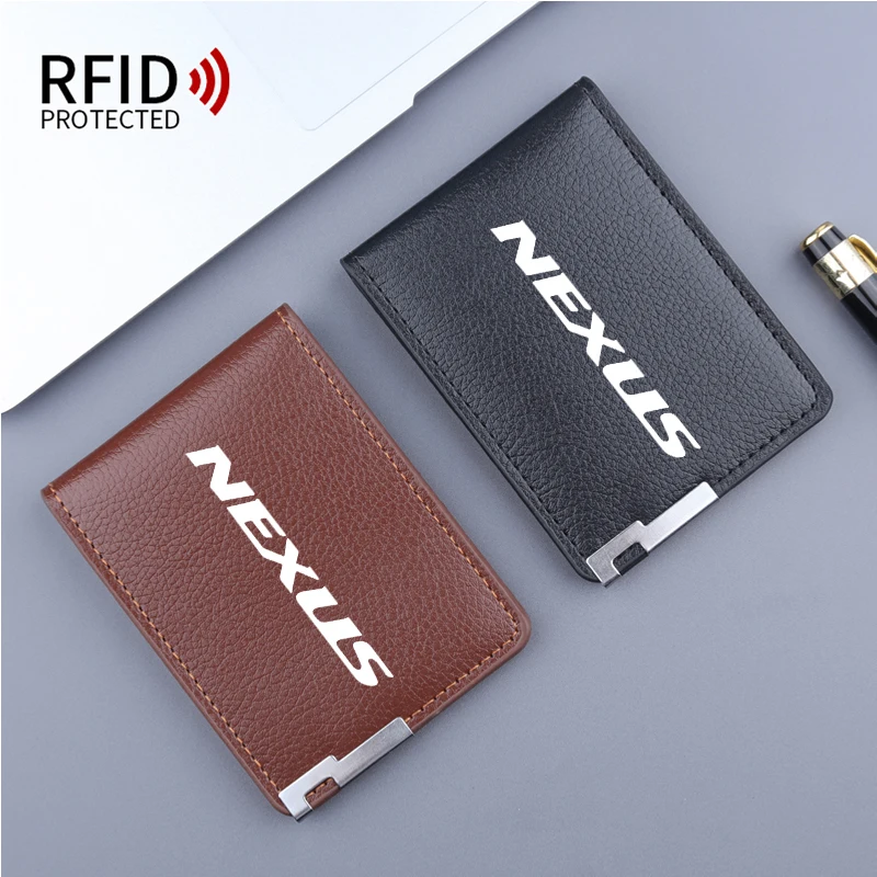 Ультратонкая сумка для водительского удостоверения с 6 карманами карт Модный