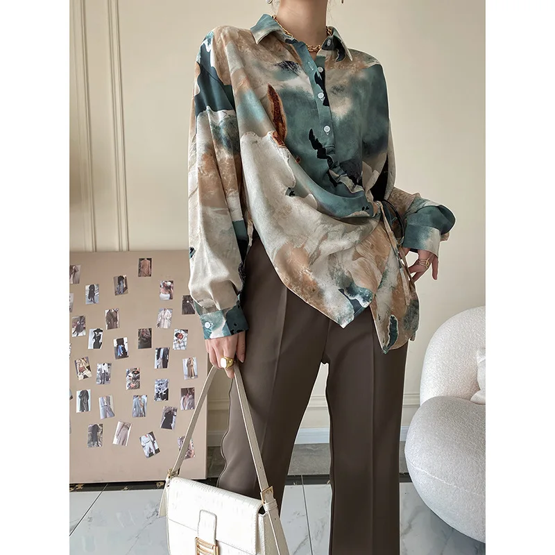 

Traf Za Blouses for Woman 2022 Elegant Luxury Designer Long Sleeve Blous Autumn Shirt Korean Style casacas para mujer