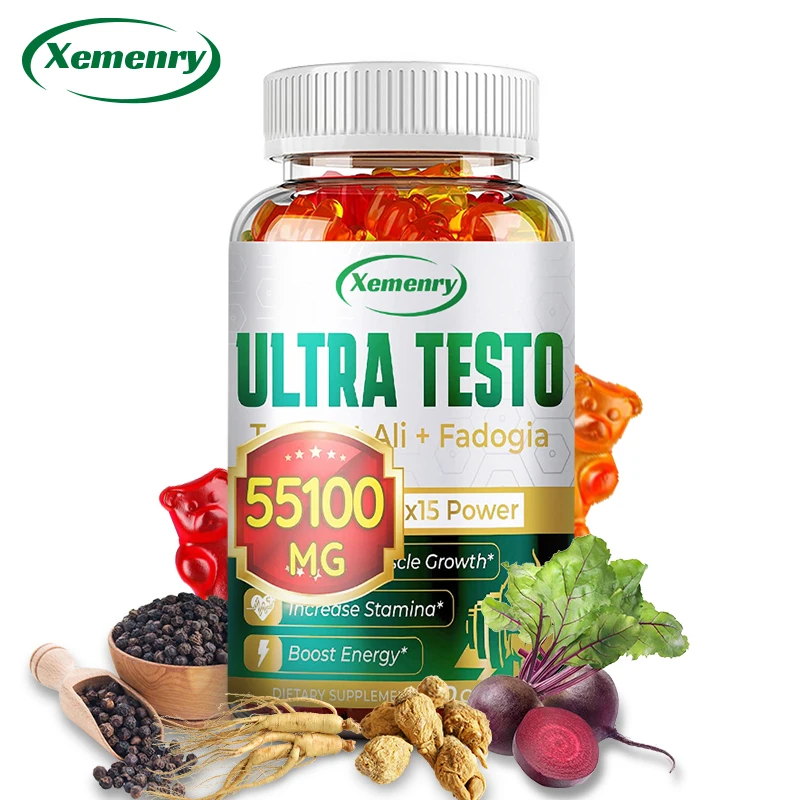 

Ultra Testo 100X Concentrated Extracts Tongkat Ali, Maca Root, Ginseng, Tribulus - Performance & Energy Support 55 100 Mg