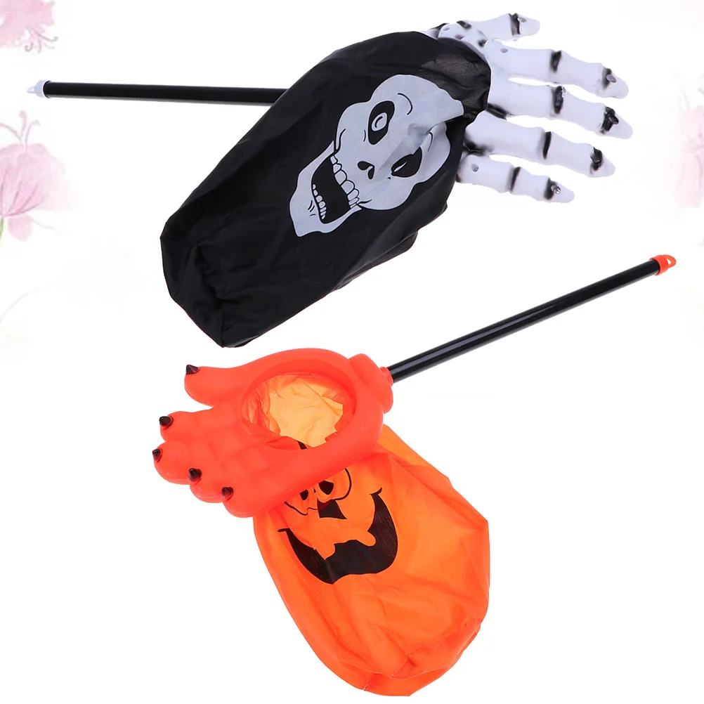 

Candy Bucket for Trick or Treat Costume Party Reusable Canvas Basket Sack for Decoration Favor