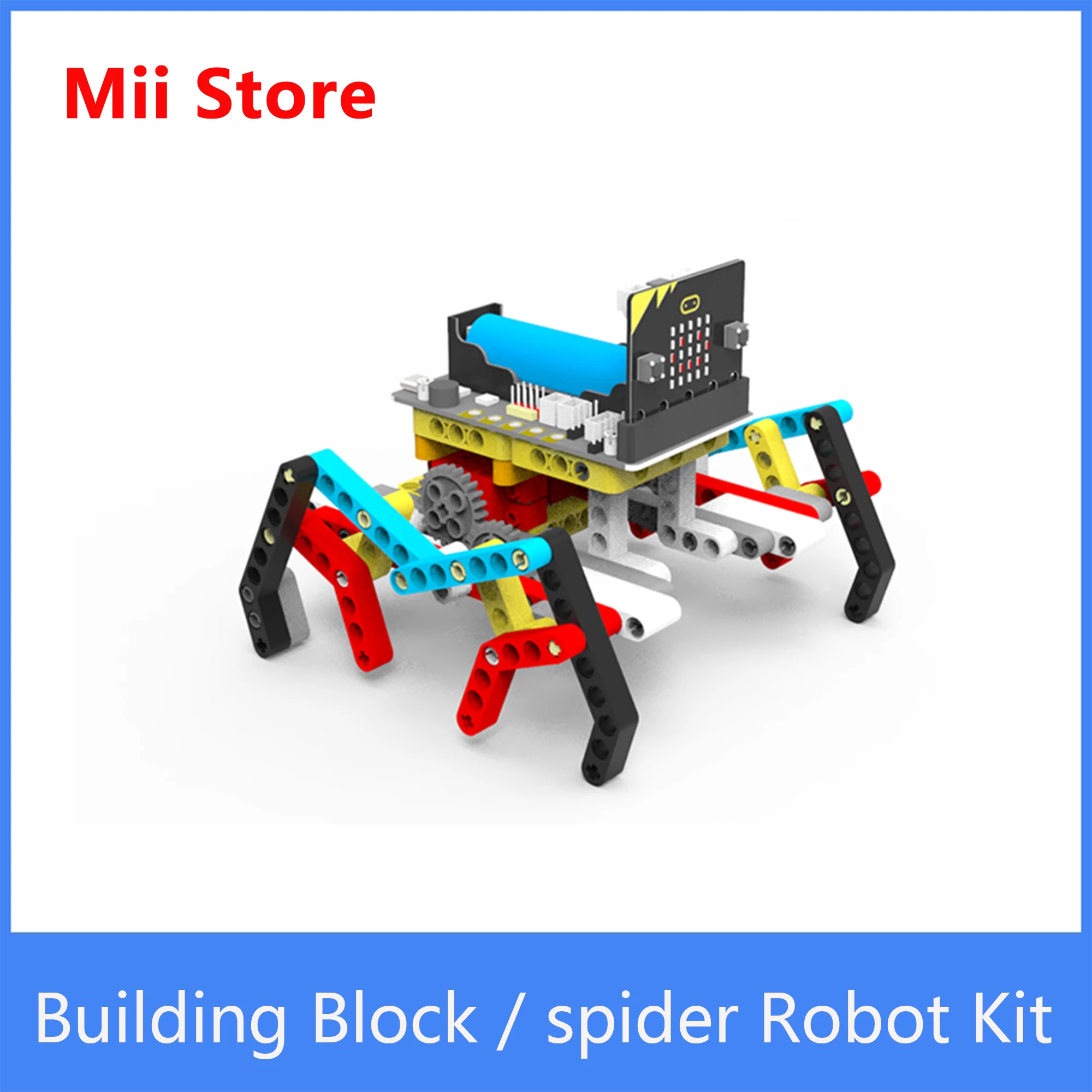 Yahboom Building Block Micro:bit V2 STEM DIY Hexapod robot spider Robot Kit | Компьютеры и офис