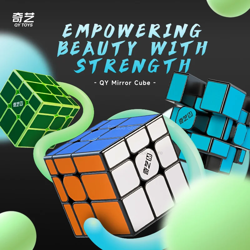 Qiyi 2024 Зеркальный Куб 3x3x3 Магнитный Скоростной Гладкая Профессиональная