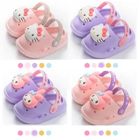 kawaii hellokitty melody holes sandals summer shoes sandals non slip hollow breathable cave hole shoes croc shoes beach slippers